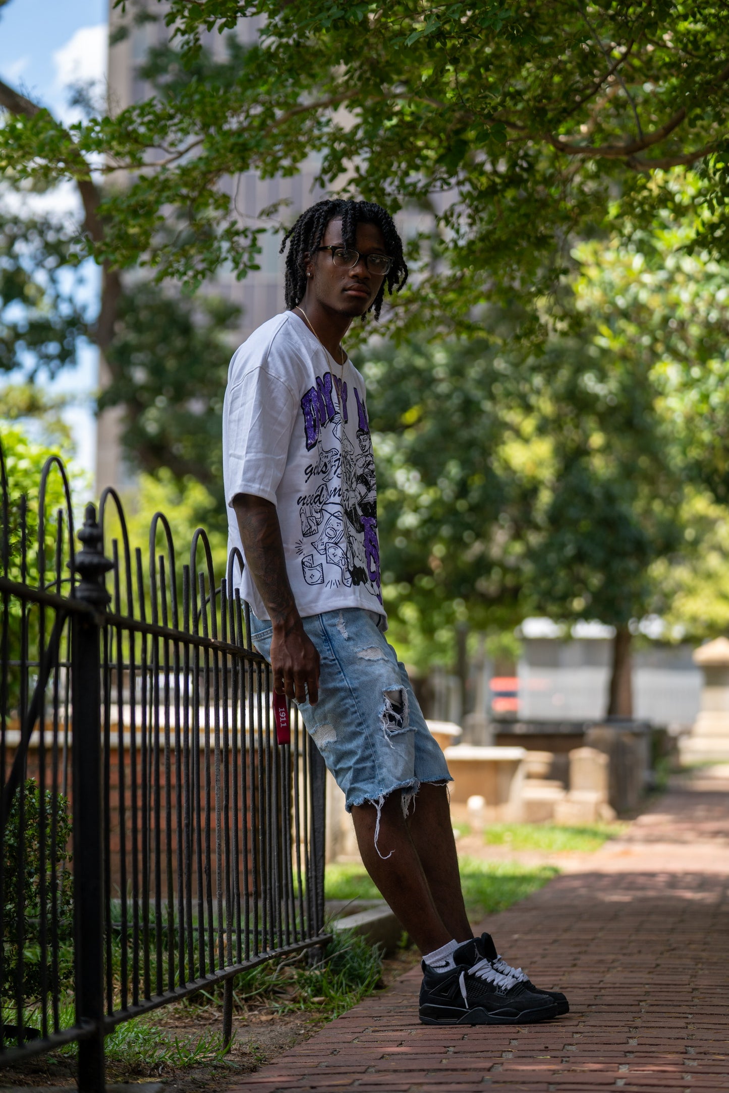 Purple “Girls Just Need Money” Tee