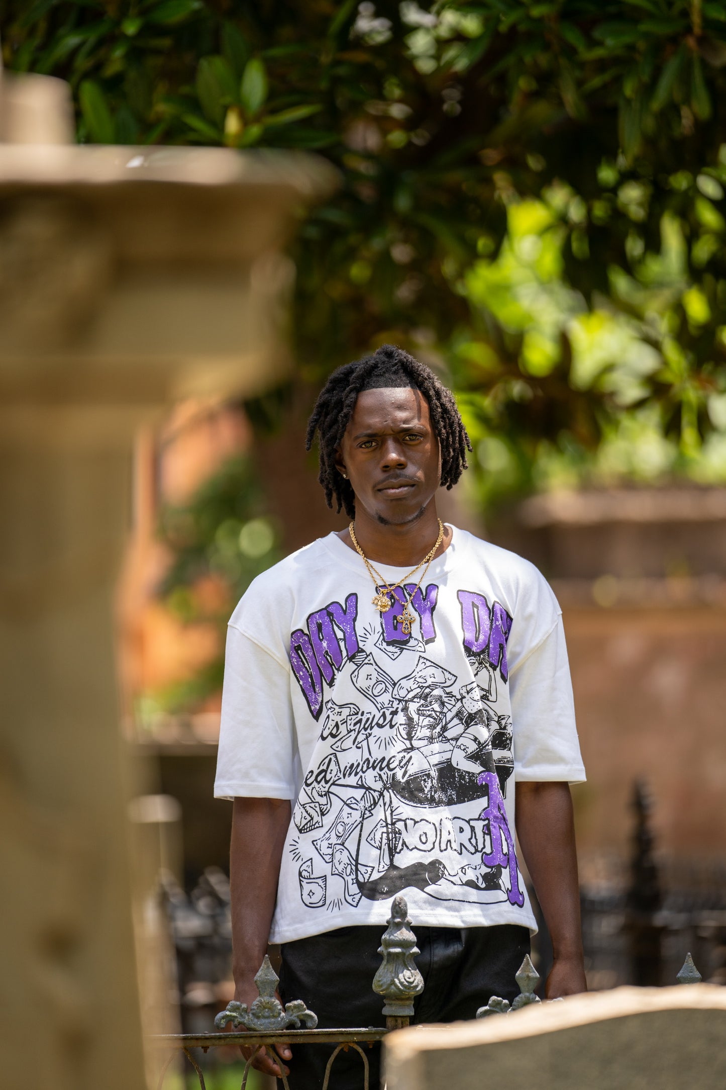 Purple “Girls Just Need Money” Tee