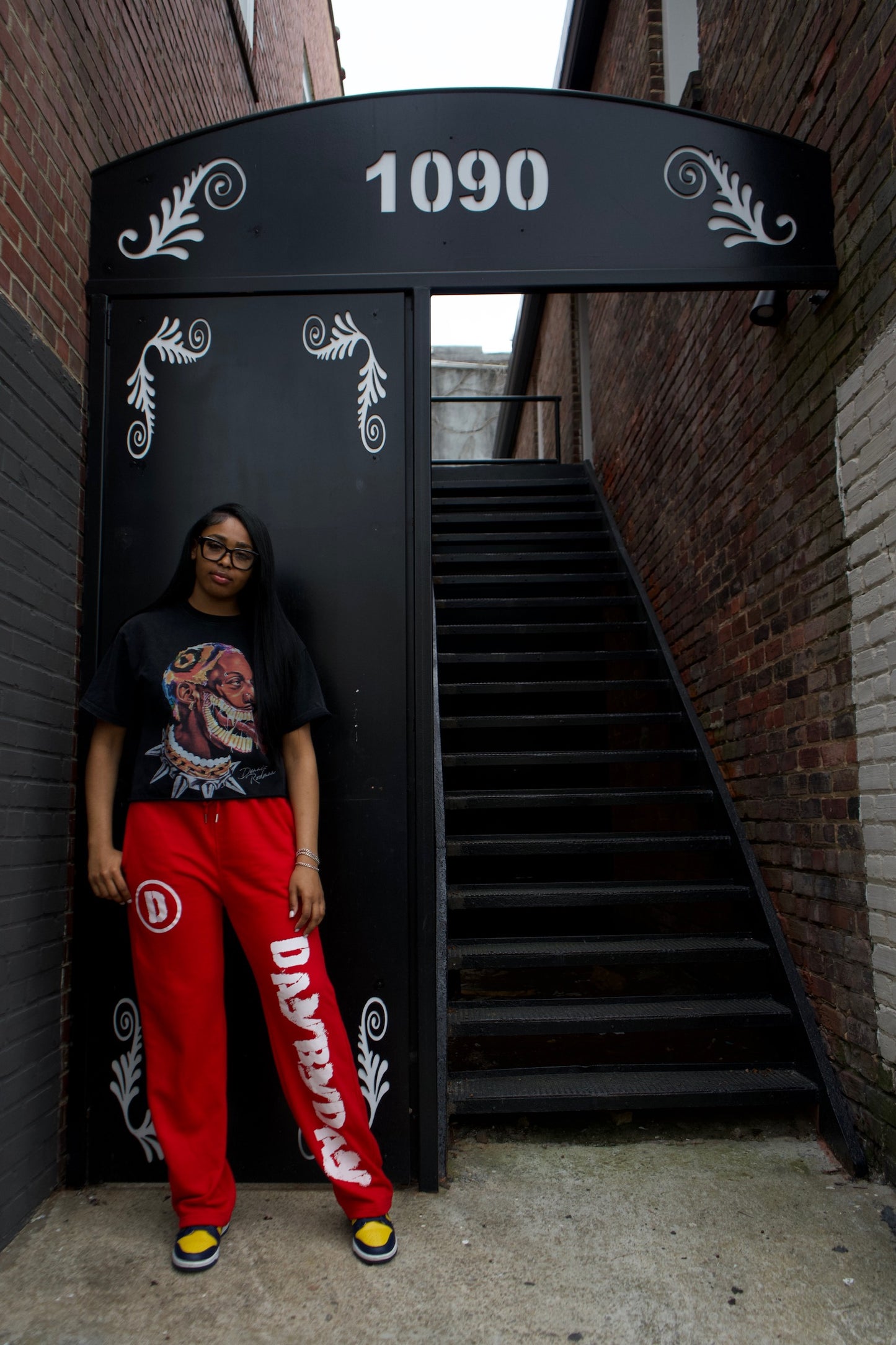 PunKid Baggy Red Sweatpants