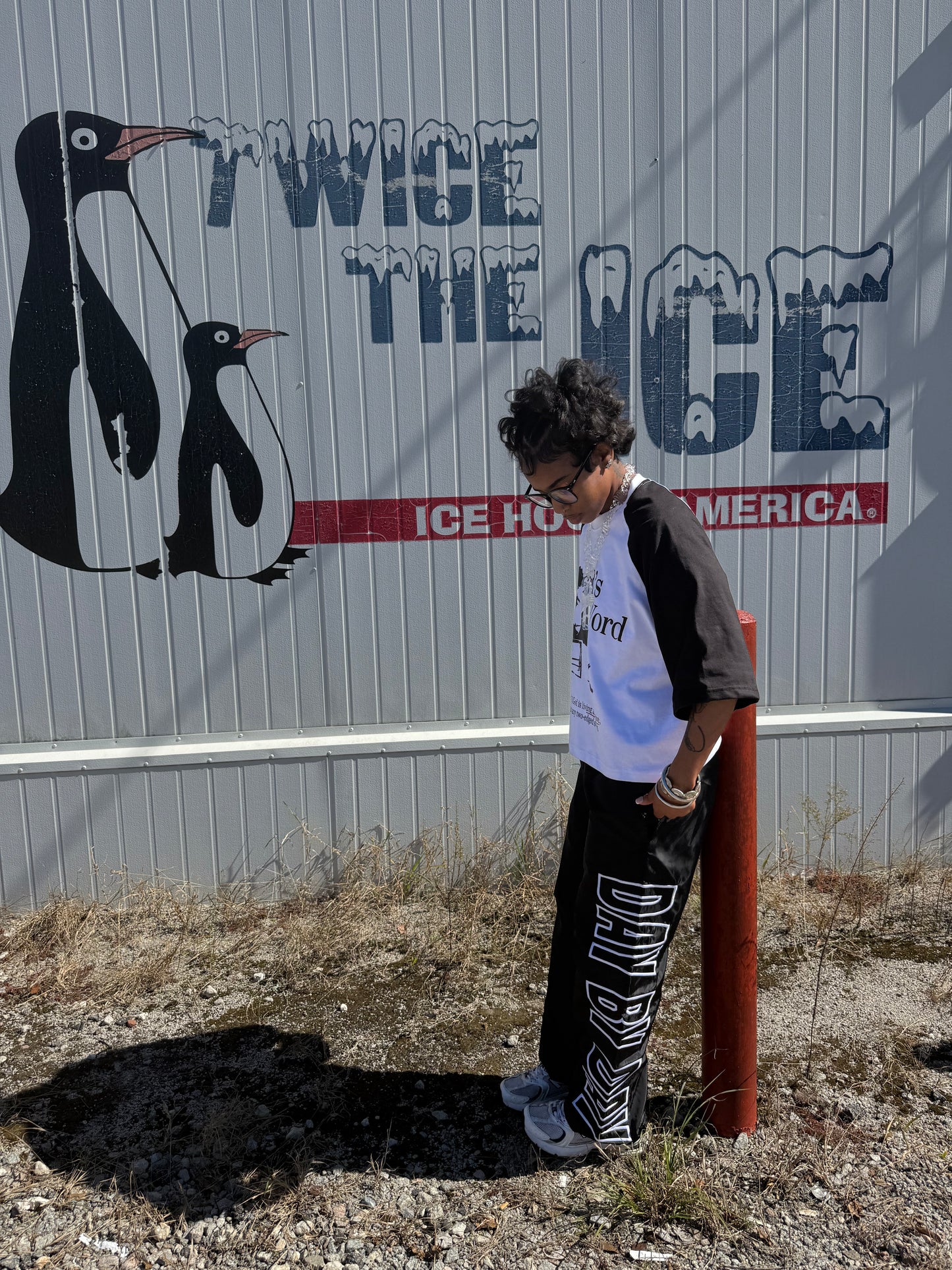 Day By Day Nylon Track Pants