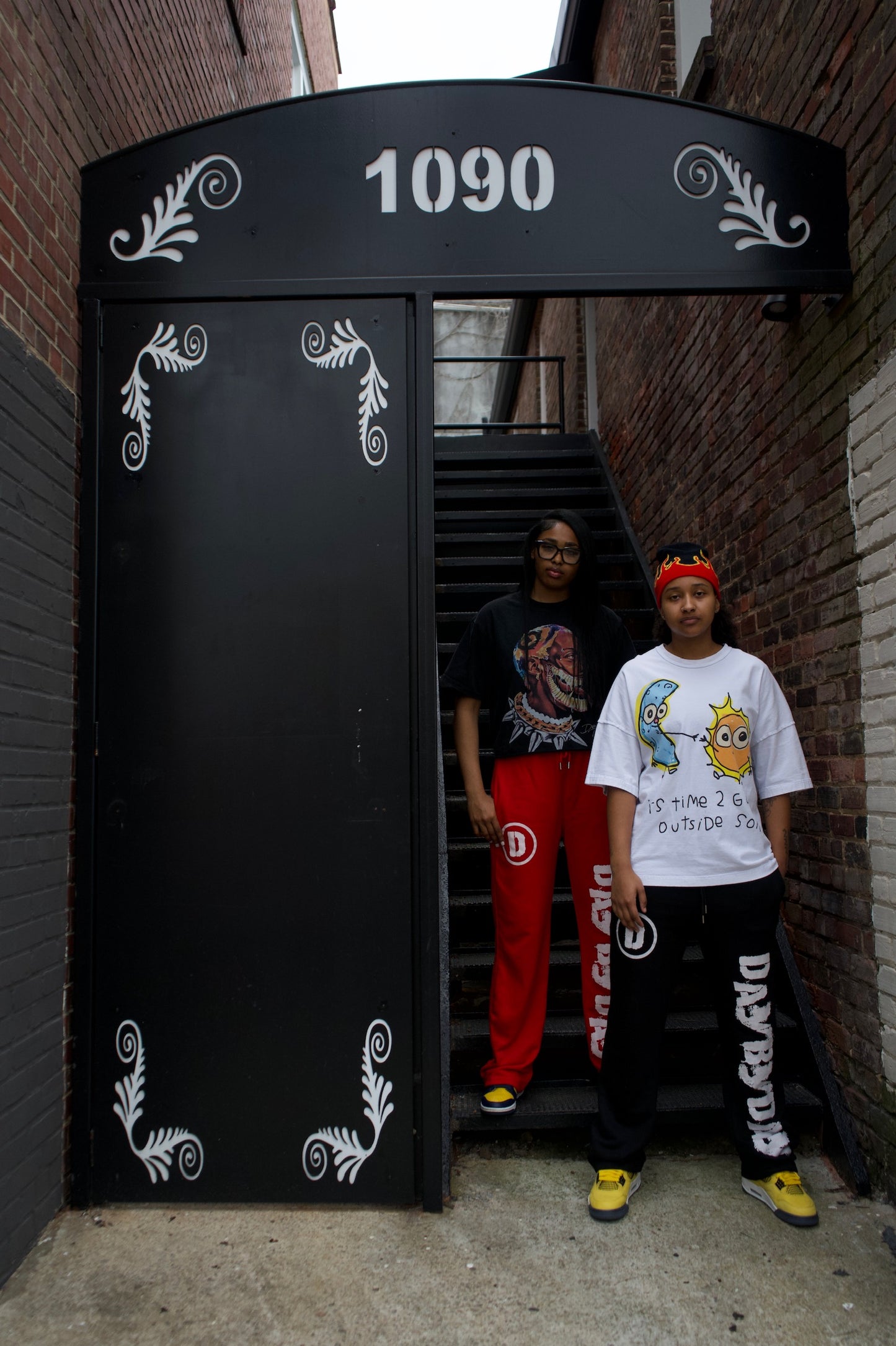 PunKid Baggy Red Sweatpants
