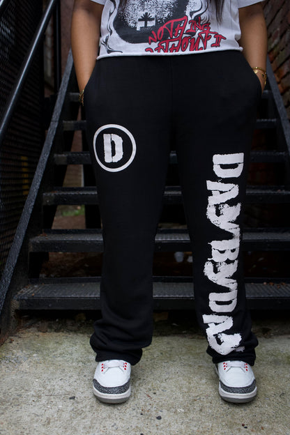 PunKid Baggy Black Sweatpants
