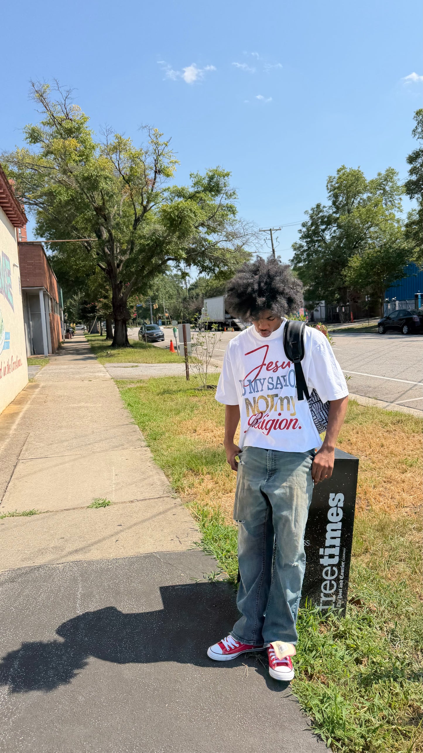 Jesus Is My Savior Not My Religion White Shirt