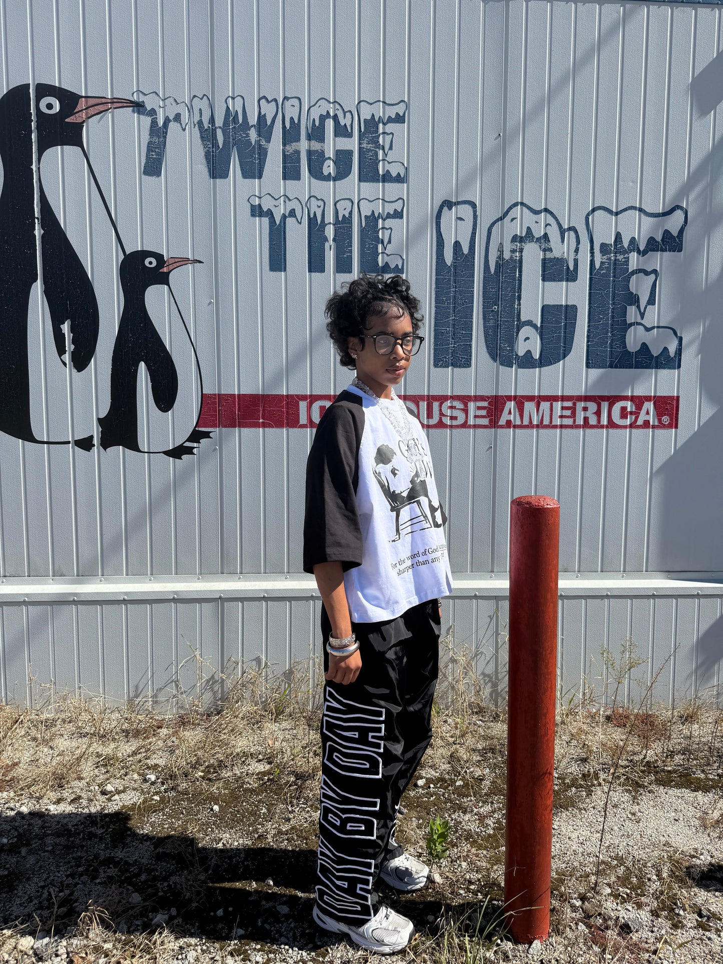 Day By Day Nylon Track Pants