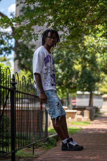 Purple “Girls Just Need Money” Tee