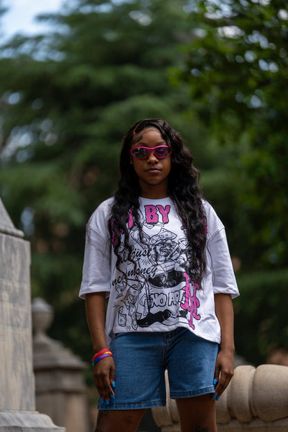 Pink “Girls Just Need Money” Tee