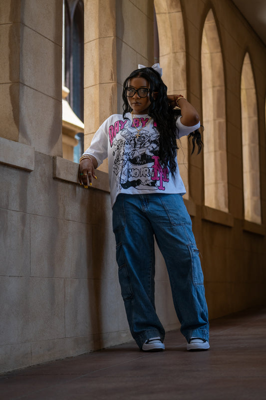 Pink “Girls Just Need Money” Tee