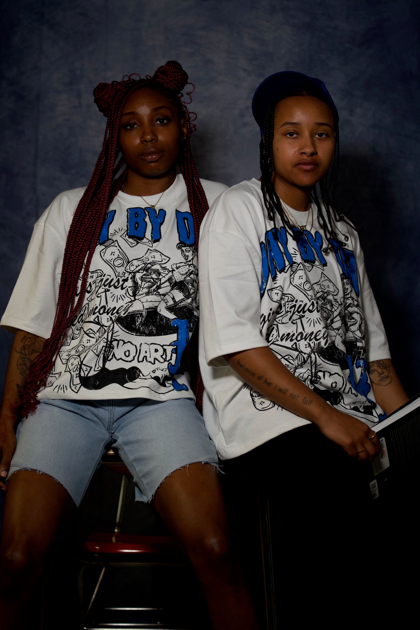 ‘Girls Just Need Money’ Blue Tee