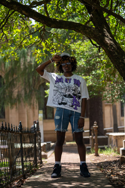 Purple “Girls Just Need Money” Tee