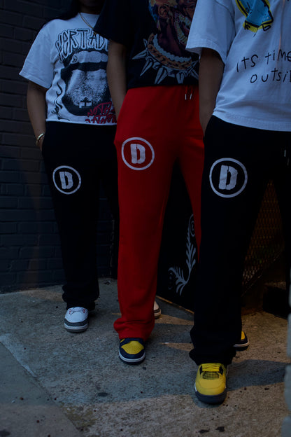 PunKid Baggy Black Sweatpants