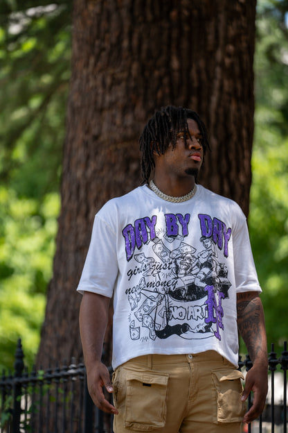 Purple “Girls Just Need Money” Tee